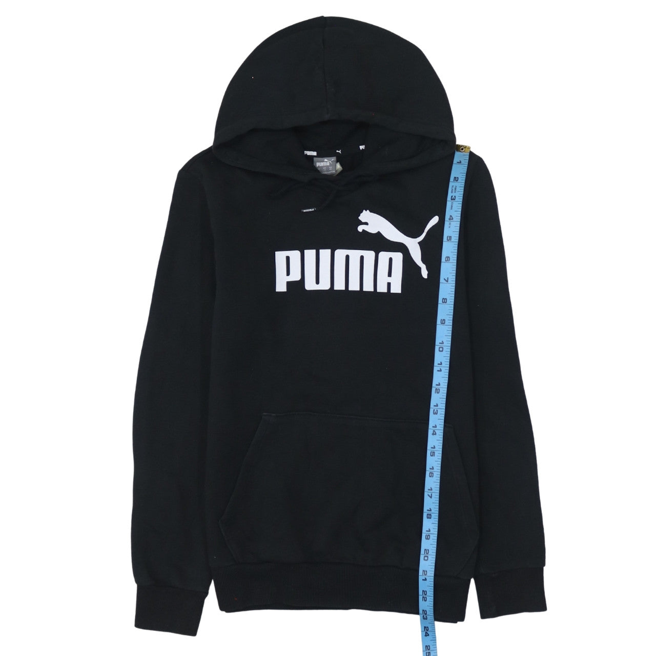 Mens UK Size XS PUMA Black Pullover Hoodie