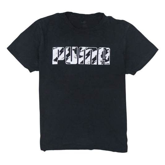 Puma Men's Black XL Sports Graphic Logo T-Shirt