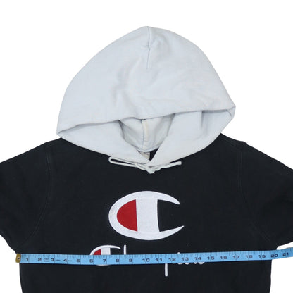 Womens UK Size L Champion Black Pullover Hoodie