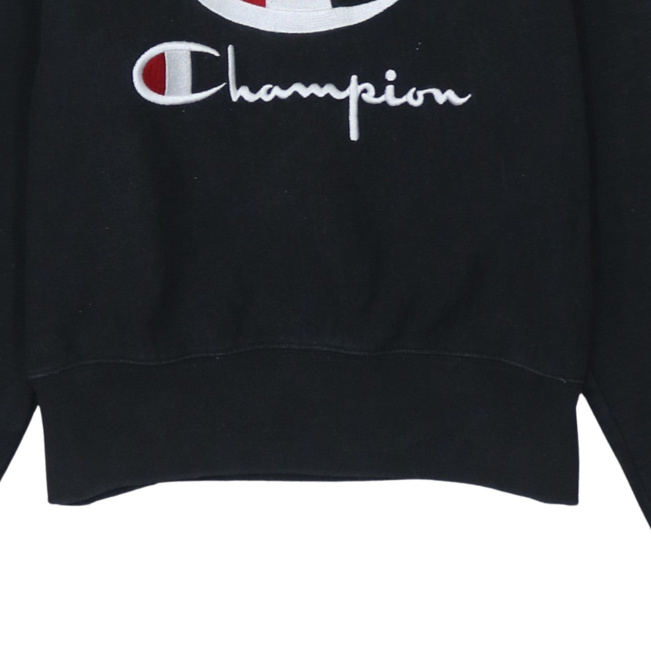 Womens UK Size L Champion Black Pullover Hoodie