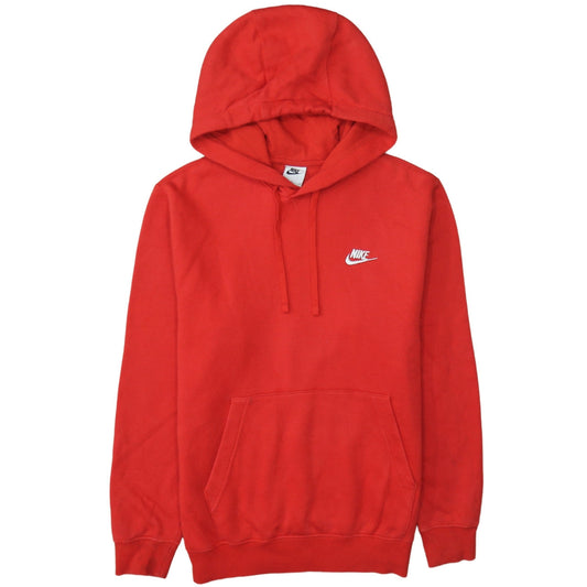Mens UK Size S Nike Red Pullover Hoodie