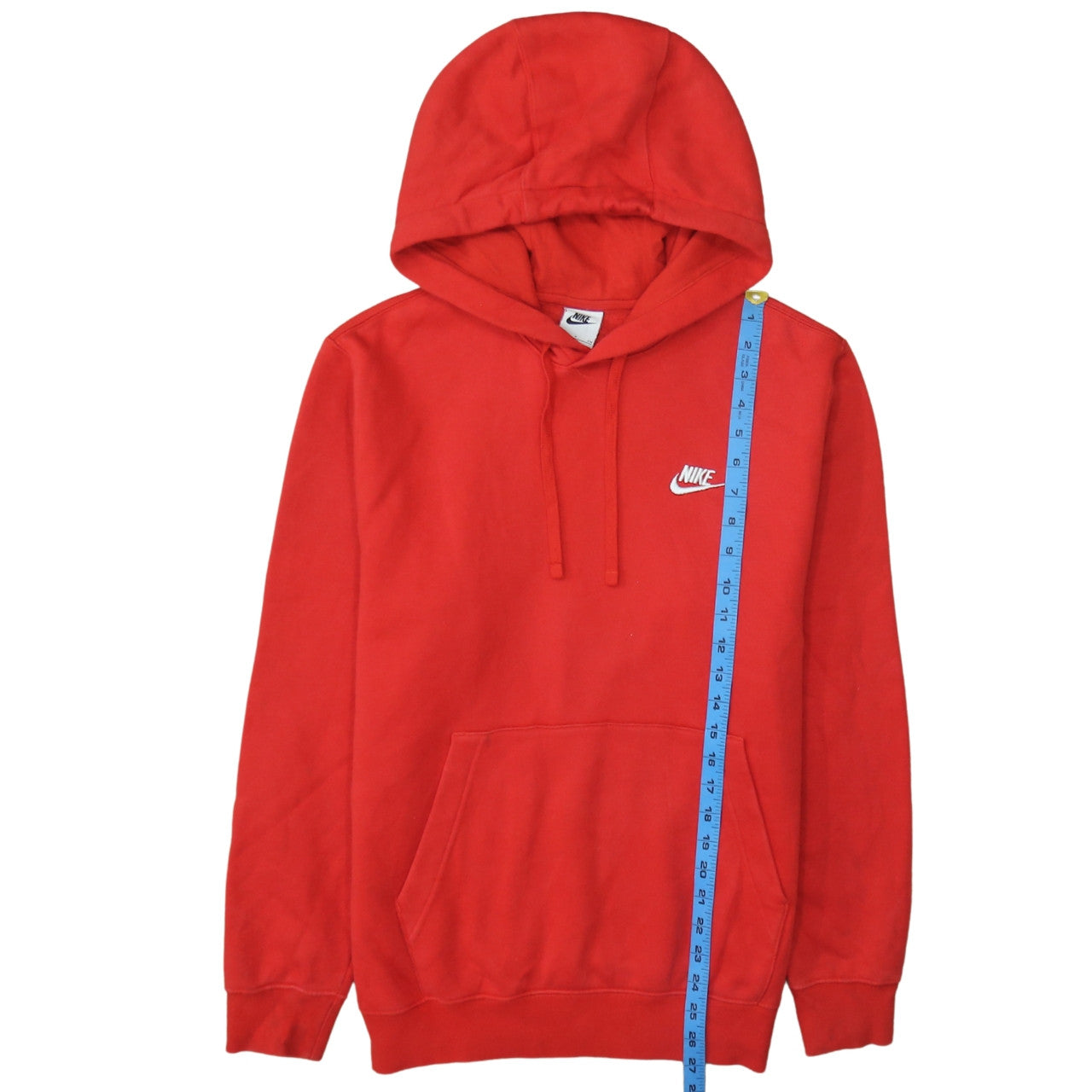 Mens UK Size S Nike Red Pullover Hoodie
