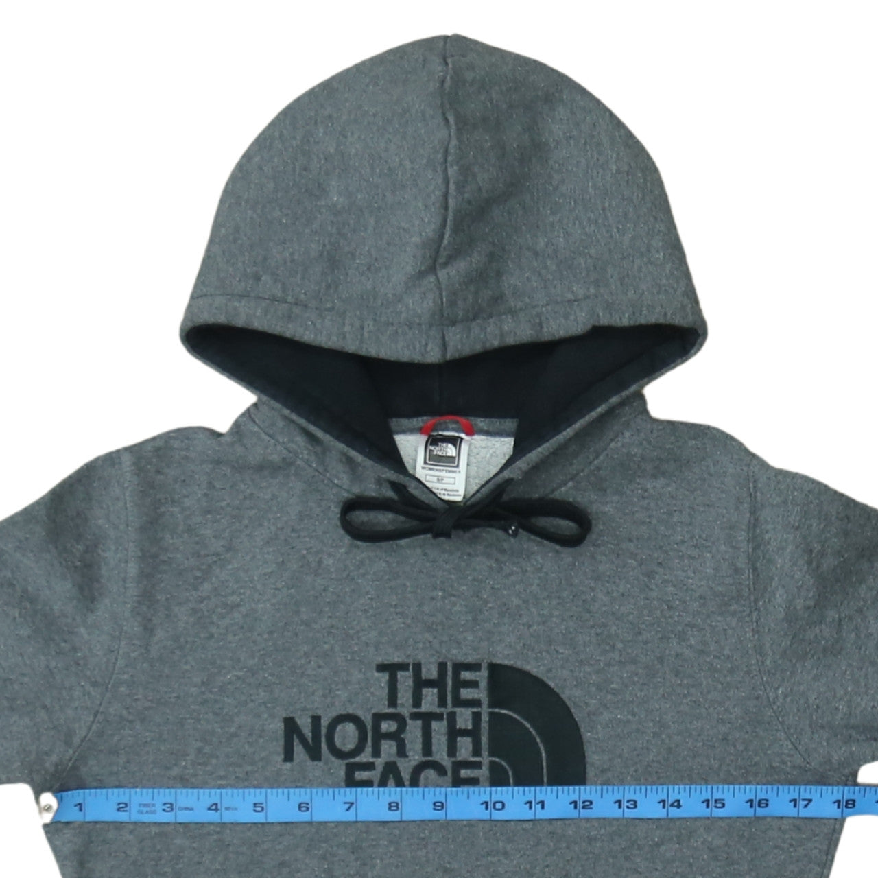 Womens UK Size S The North Face Grey Pullover Hoodie