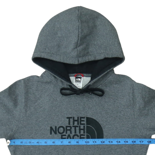 Womens UK Size S The North Face Grey Pullover Hoodie