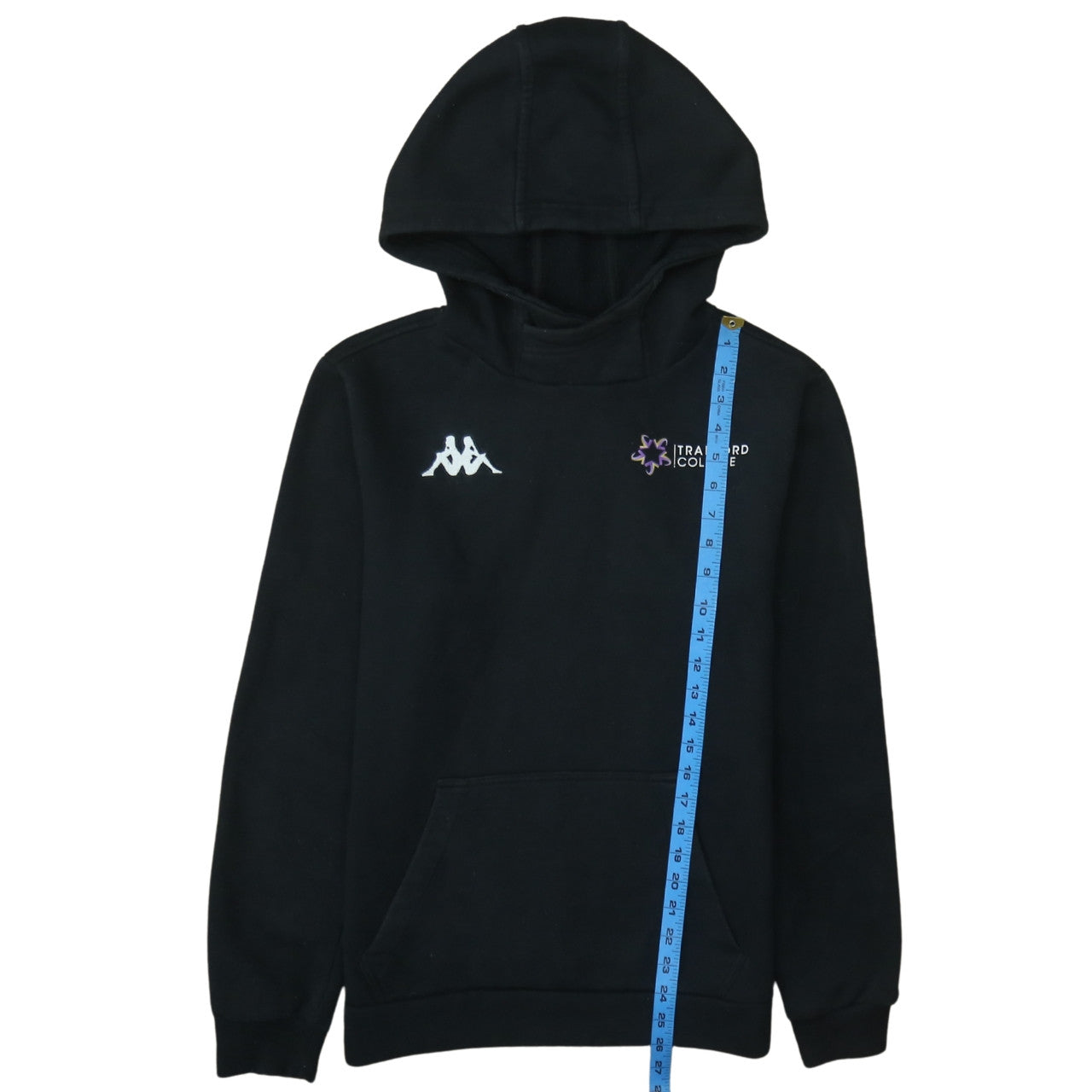 Mens UK Size S Kappa Black Pullover Hoodie