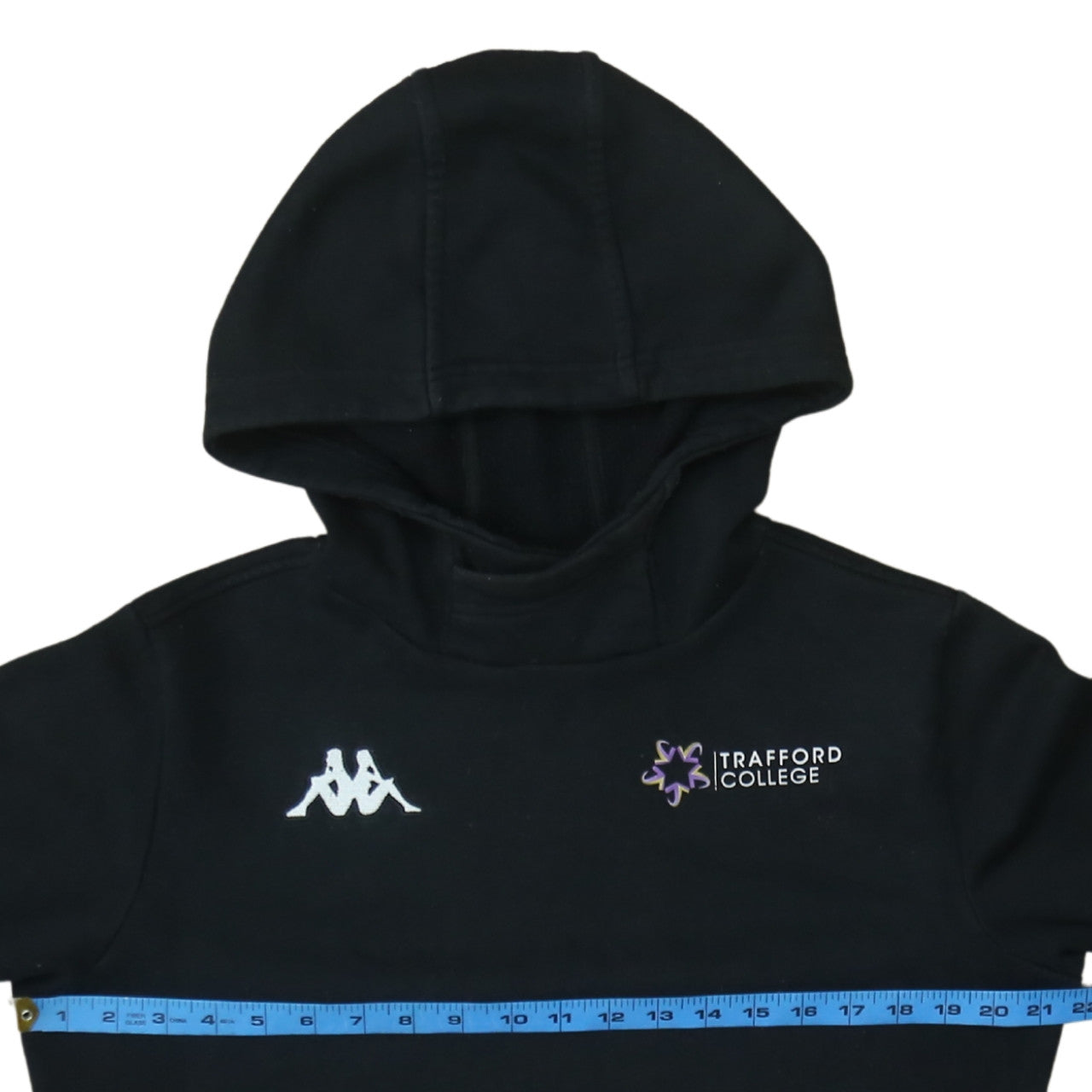 Mens UK Size S Kappa Black Pullover Hoodie