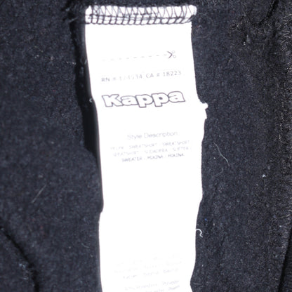 Mens UK Size S Kappa Black Pullover Hoodie