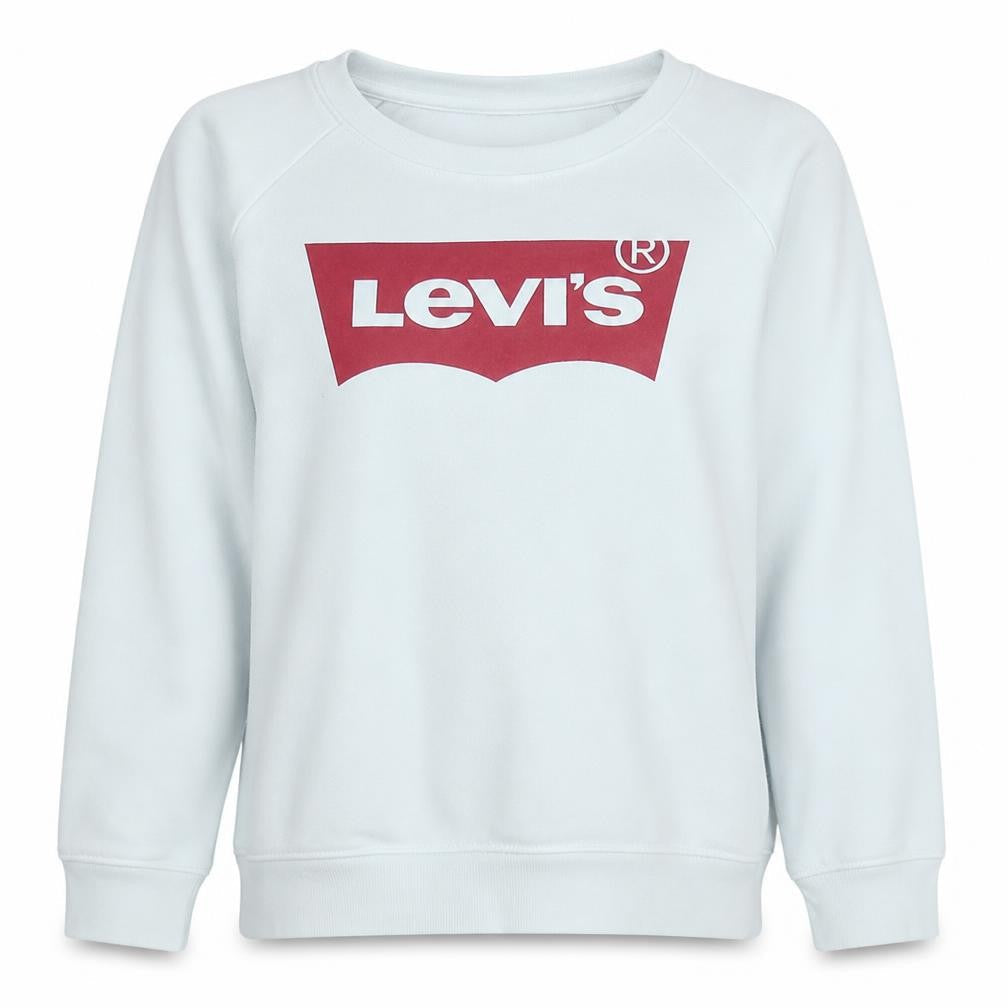 Womens UK Size M Levi's White Pullover Sweatshirt