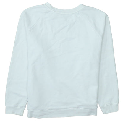 Womens UK Size M Levi's White Pullover Sweatshirt