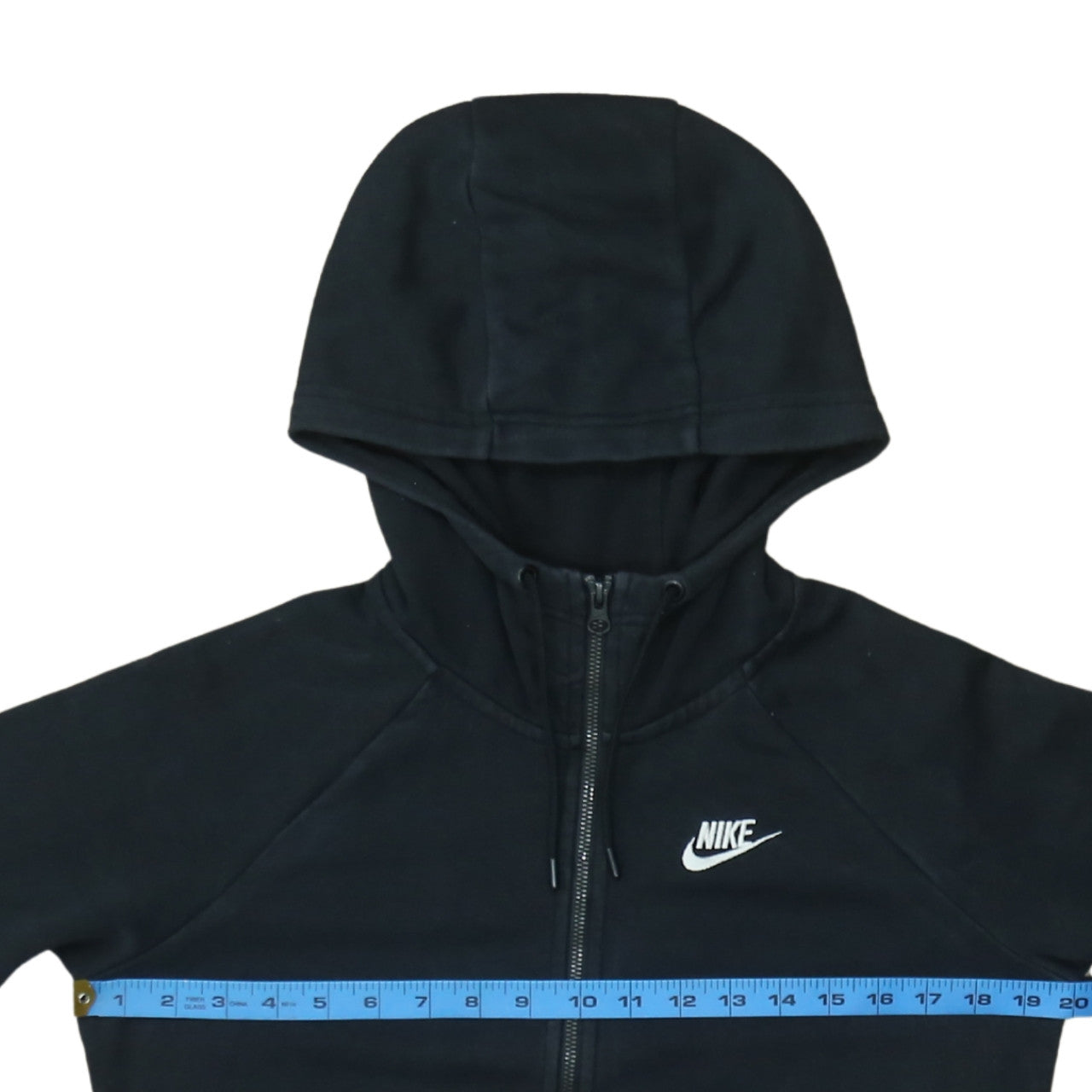 Mens UK Size XS Nike Black Full Zip Hoodie