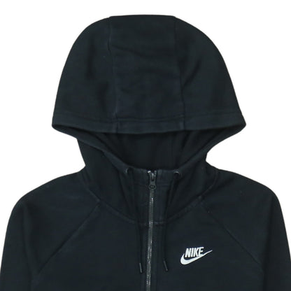 Mens UK Size XS Nike Black Full Zip Hoodie