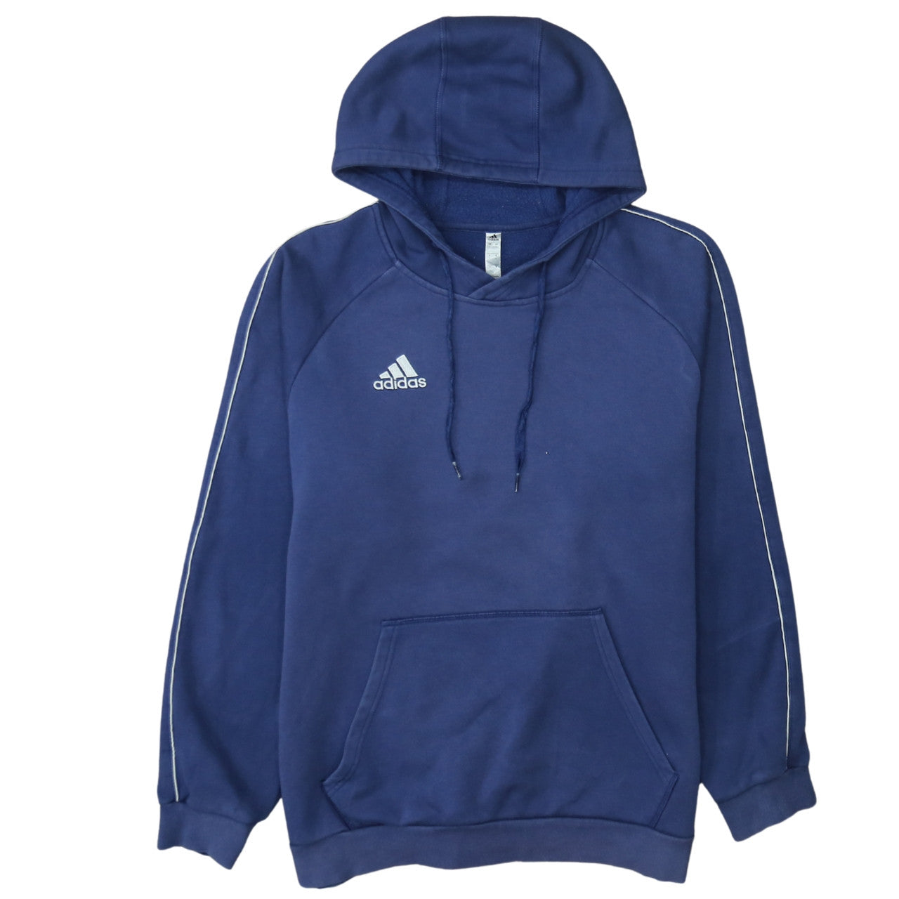 Mens UK Size L adidas Blue Pullover Hoodie