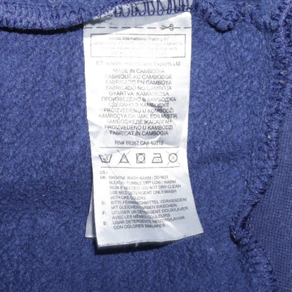 Mens UK Size L adidas Blue Pullover Hoodie