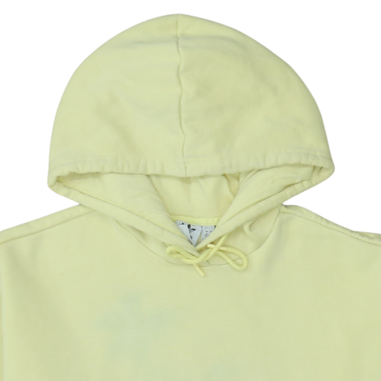 Womens UK Size XL adidas Yellow Pullover Hoodie