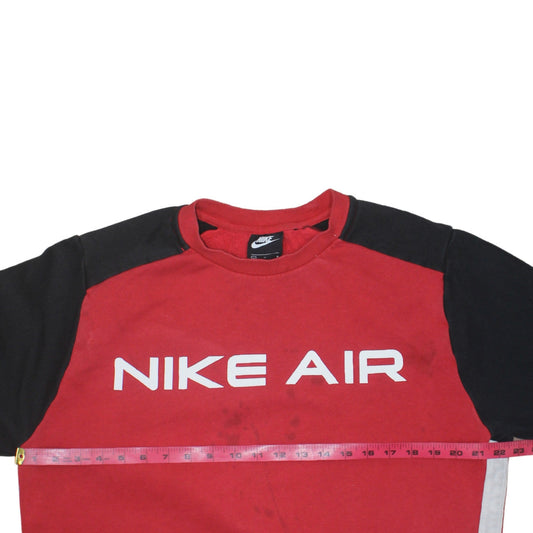 Mens UK Size M Nike Red Pullover Sweatshirt