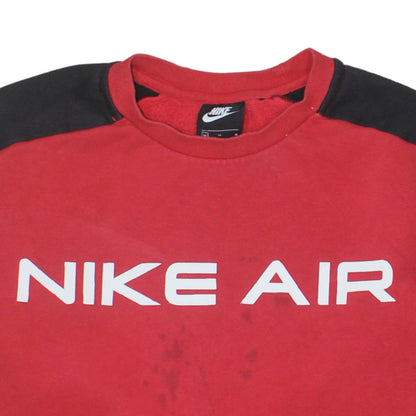 Mens UK Size M Nike Red Pullover Sweatshirt