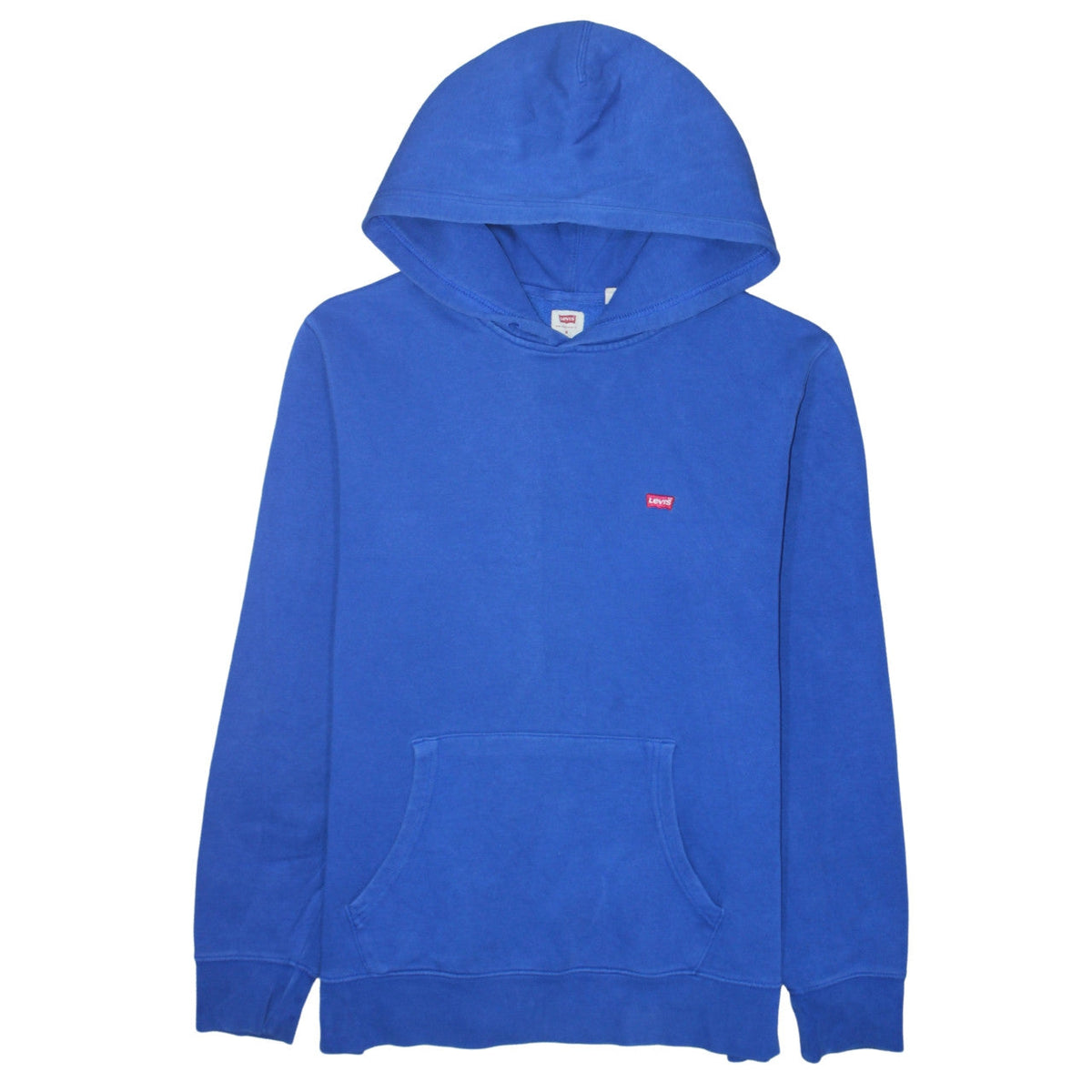 Mens UK Size M Levi's Blue Pullover Hoodie