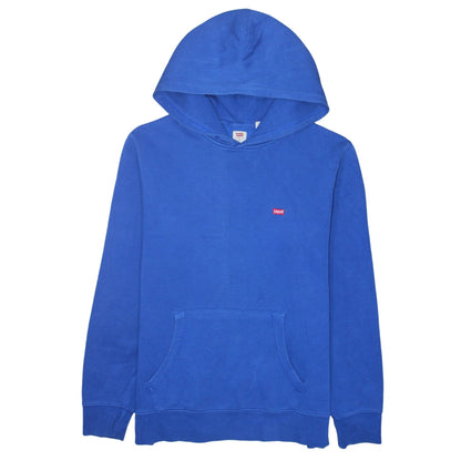 Mens UK Size M Levi's Blue Pullover Hoodie