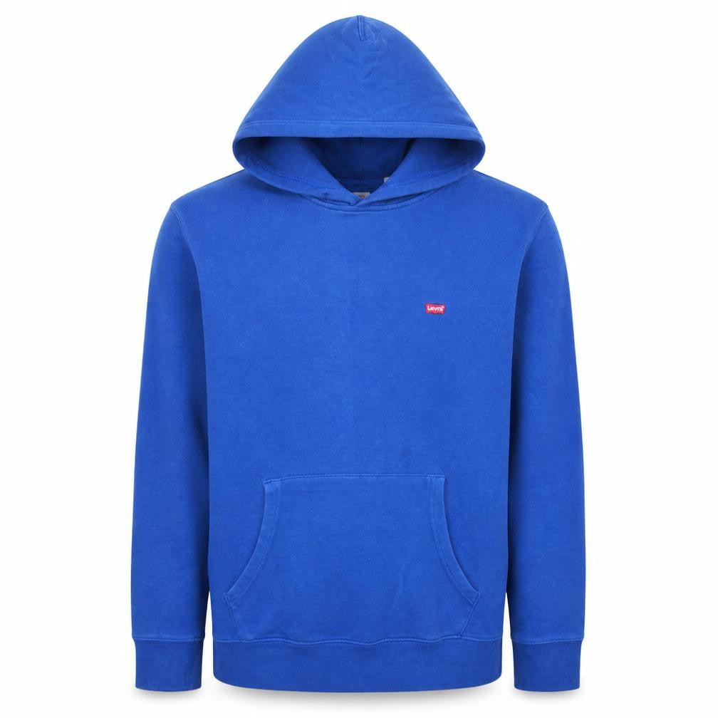 Mens UK Size M Levi's Blue Pullover Hoodie