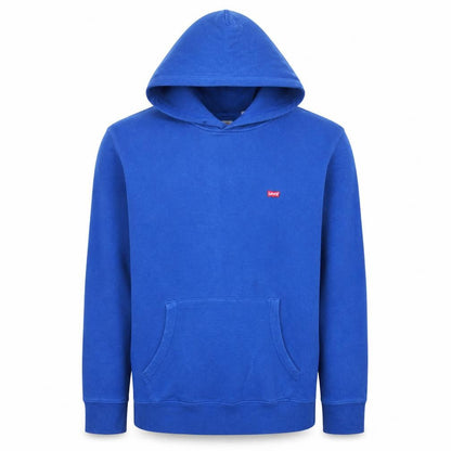 Mens UK Size M Levi's Blue Pullover Hoodie
