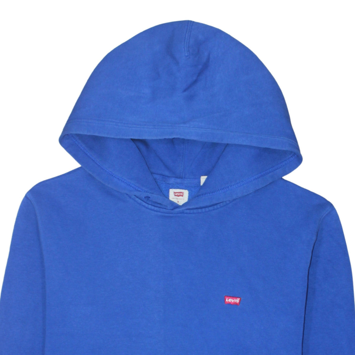 Mens UK Size M Levi's Blue Pullover Hoodie