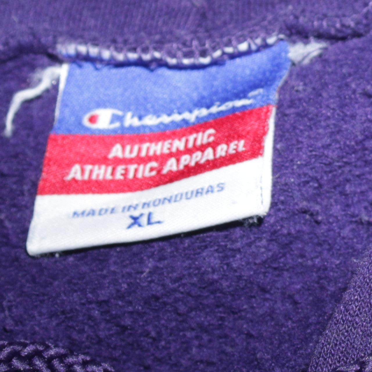 Womens UK Size XL Champion Purple Pullover Hoodie