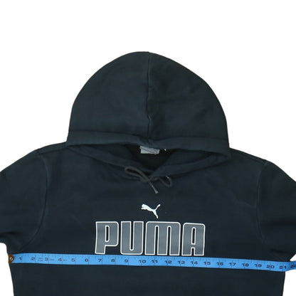 Womens UK Size S PUMA Black Pullover Hoodie