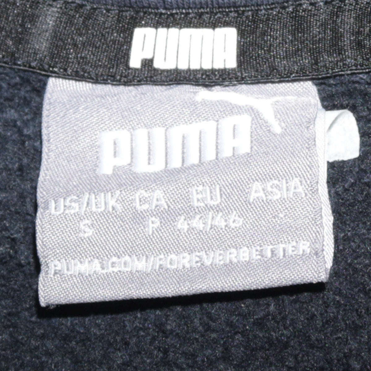 Womens UK Size S PUMA Black Pullover Hoodie