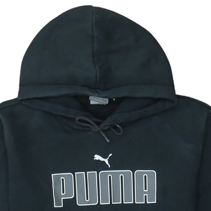 Womens UK Size S PUMA Black Pullover Hoodie