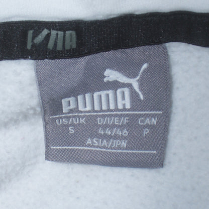 Mens UK Size S PUMA White Pullover Hoodie