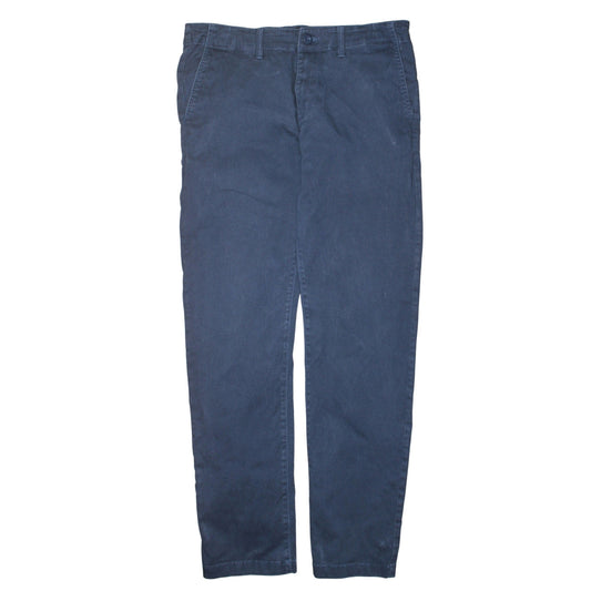 Mens UK Size M Dickies Regular Fit Chino Blue Trousers