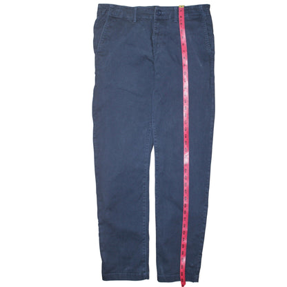 Mens UK Size M Dickies Regular Fit Chino Blue Trousers