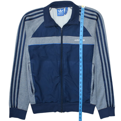 Mens UK Size M adidas Blue Full Zip Sweatshirt