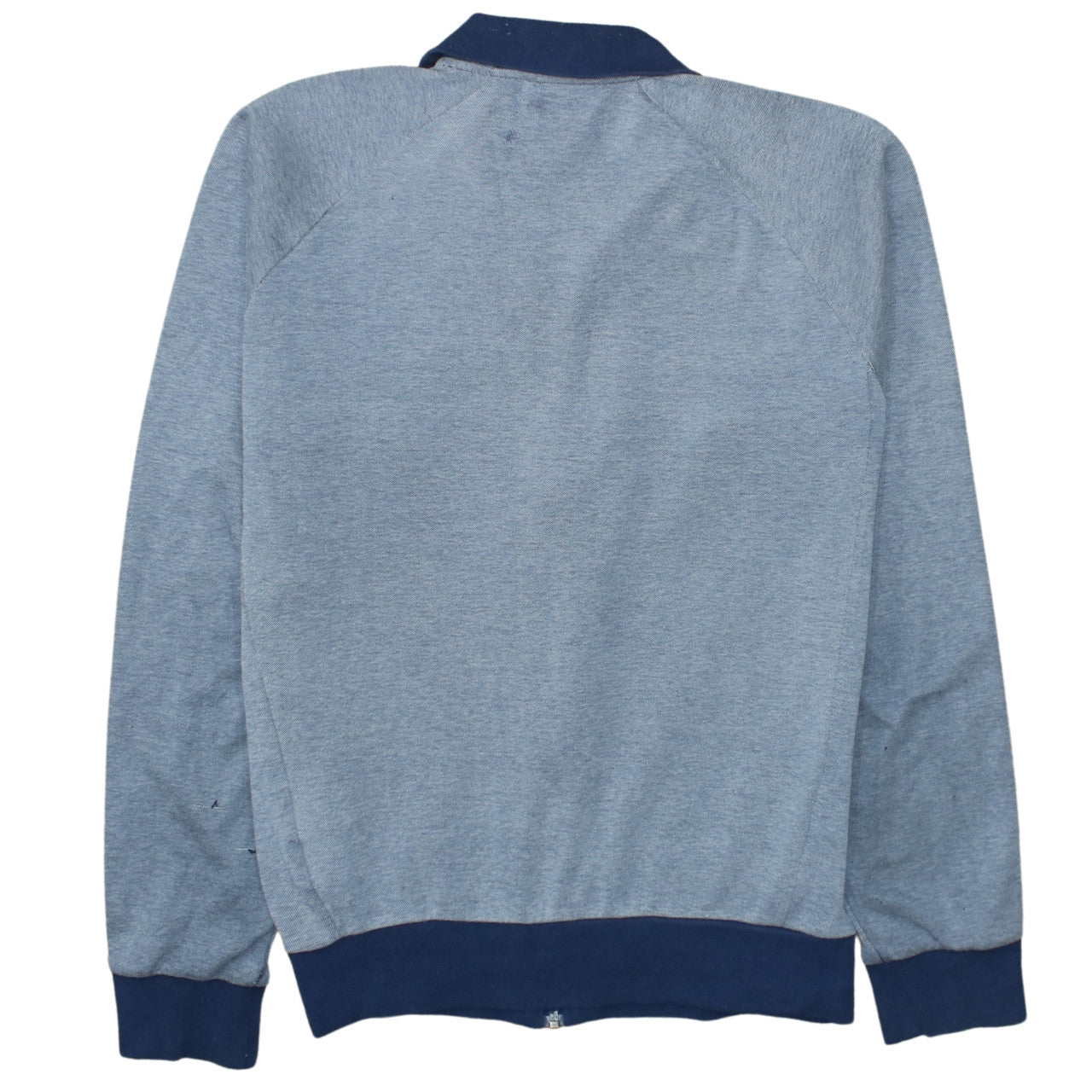 Mens UK Size M adidas Blue Full Zip Sweatshirt