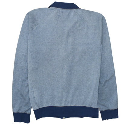 Mens UK Size M adidas Blue Full Zip Sweatshirt
