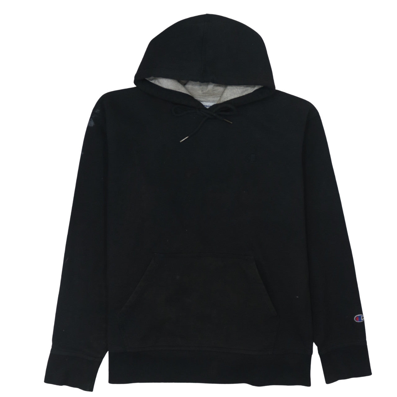 Mens UK Size L Champion Black Pullover Hoodie