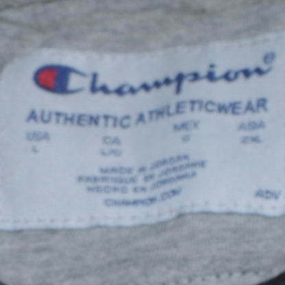 Mens UK Size L Champion Black Pullover Hoodie