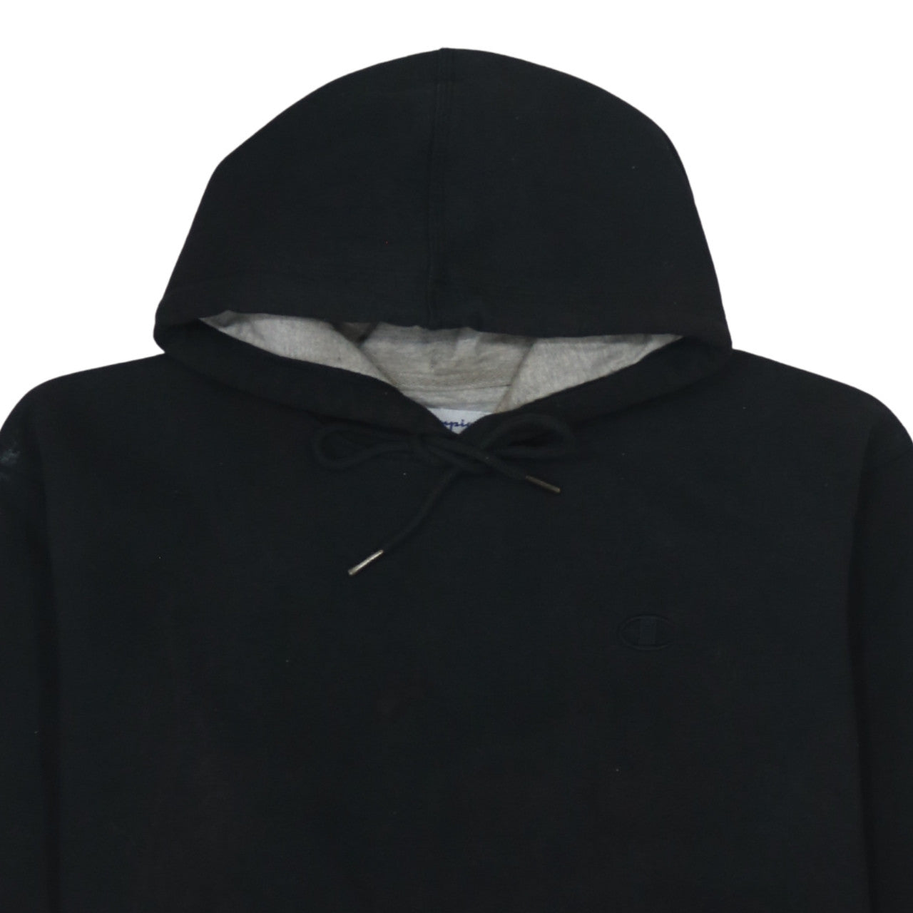 Mens UK Size L Champion Black Pullover Hoodie