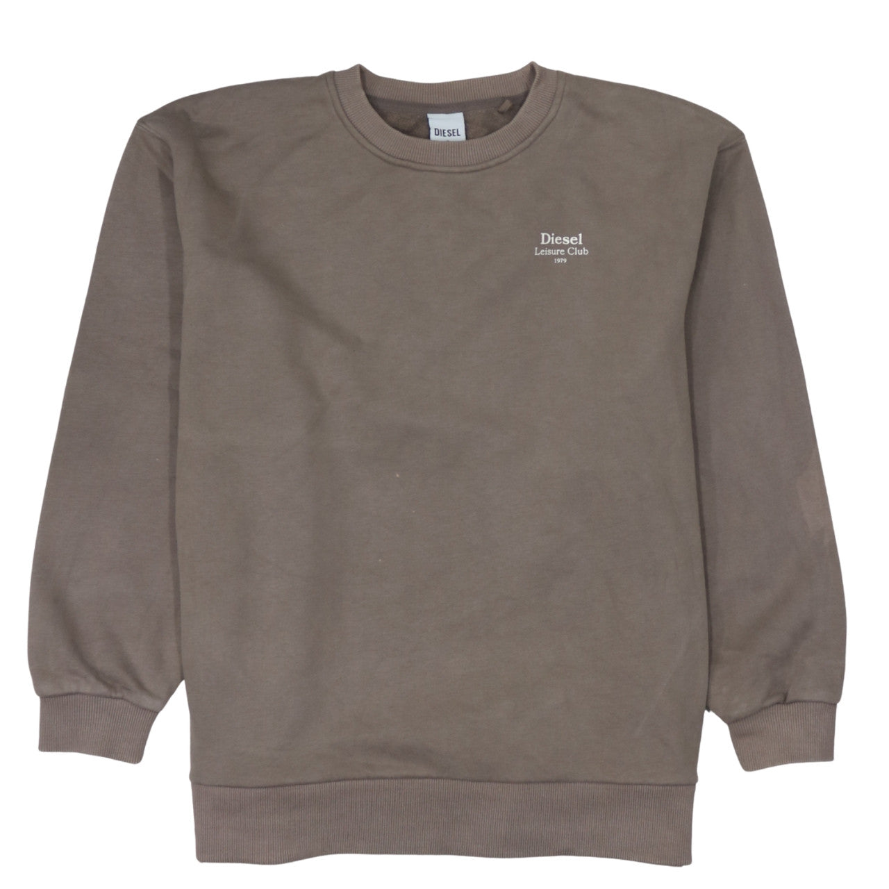 Womens UK Size S Diesel Brown Pullover Sweatshirt