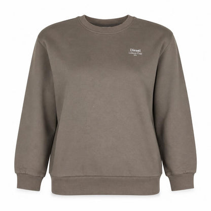 Womens UK Size S Diesel Brown Pullover Sweatshirt