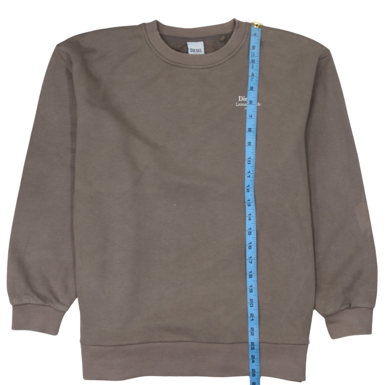 Womens UK Size S Diesel Brown Pullover Sweatshirt