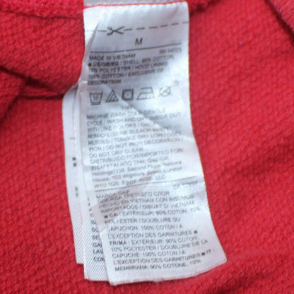 Womens UK Size M Gap Red Full Zip Hoodie