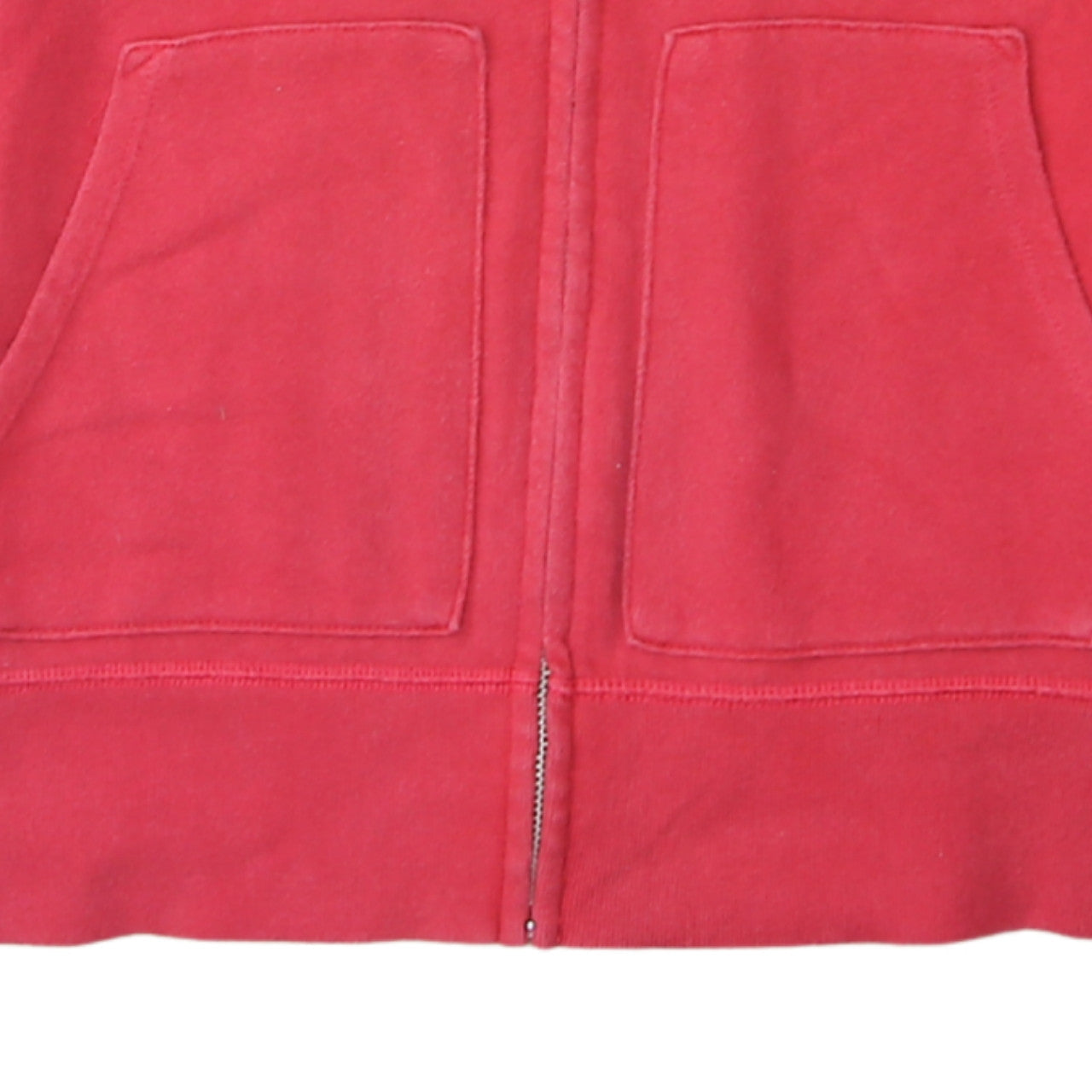 Womens UK Size M Gap Red Full Zip Hoodie