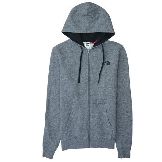 Mens UK Size S The North Face Grey Full Zip Hoodie