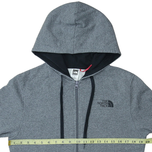 Mens UK Size S The North Face Grey Full Zip Hoodie