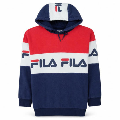 Womens UK Size M FILA Multicoloured Pullover Hoodie