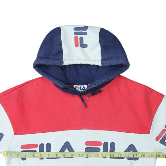 Womens UK Size M FILA Multicoloured Pullover Hoodie