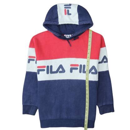 Womens UK Size M FILA Multicoloured Pullover Hoodie