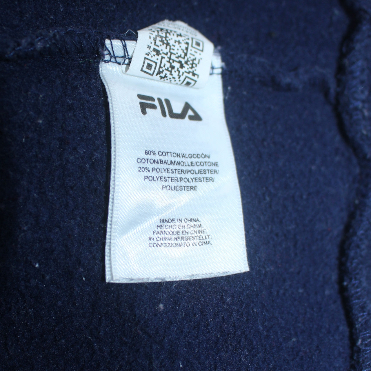 Womens UK Size M FILA Multicoloured Pullover Hoodie
