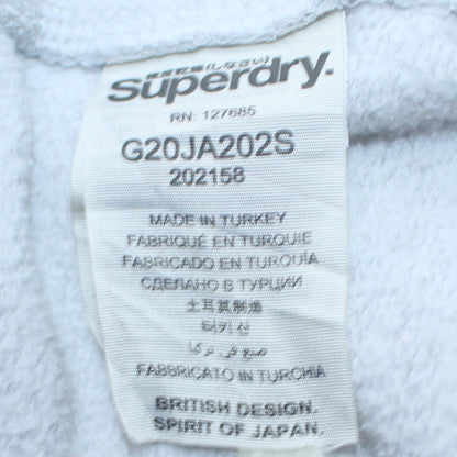 Womens UK Size XS Superdry Grey Pullover Hoodie